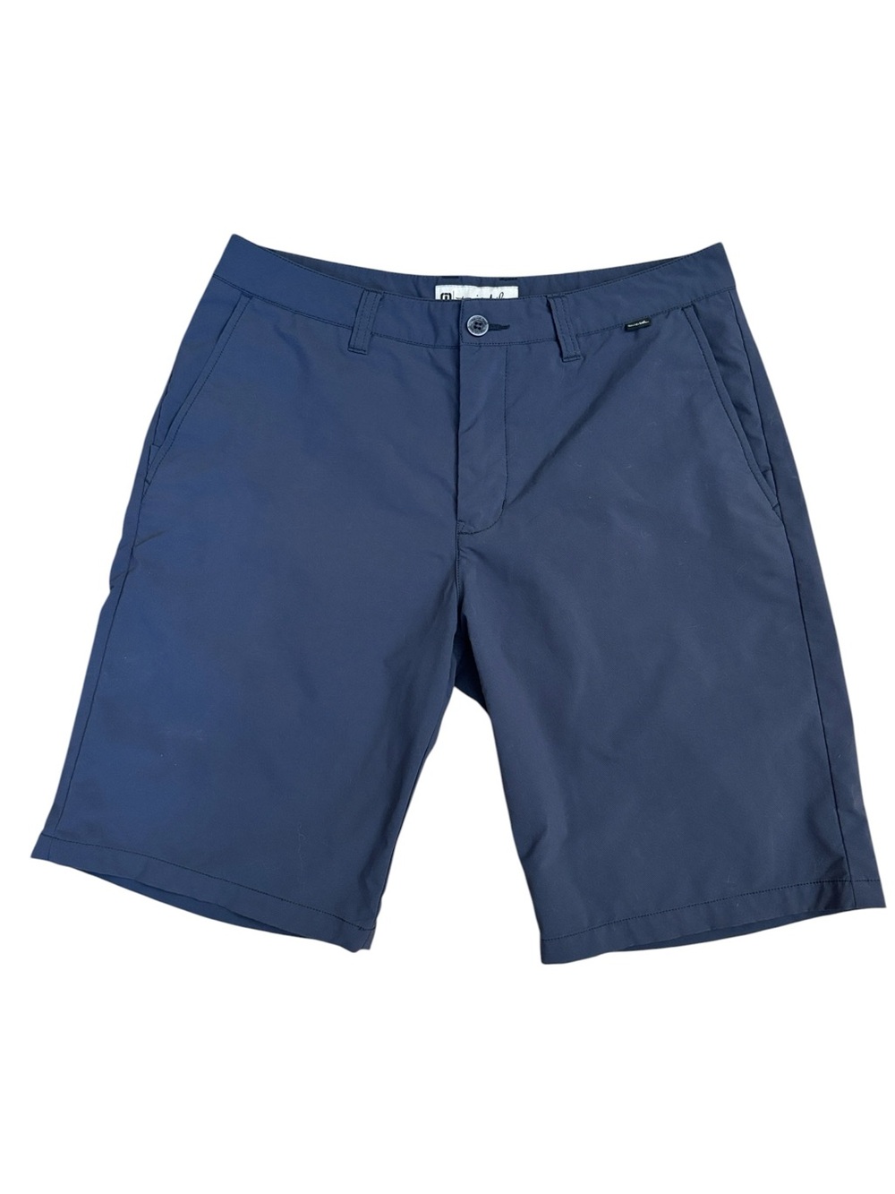 Travis Mathew Blue‎ Flat Front Golf Shorts Size 32